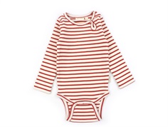 Petit Piao bright red stribet body